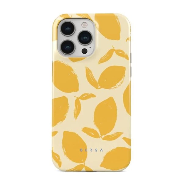 Coque - BURGA - Citron Tart - iPhone 13 Pro - Antichock - Kompatibel med MagSafe - Gul