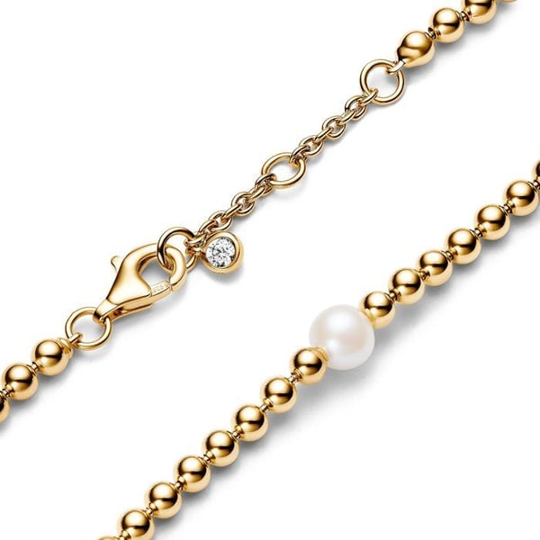 Armband dam - PANDORA - 563173C01-20 - 20 cm - Guld - Kulkedja