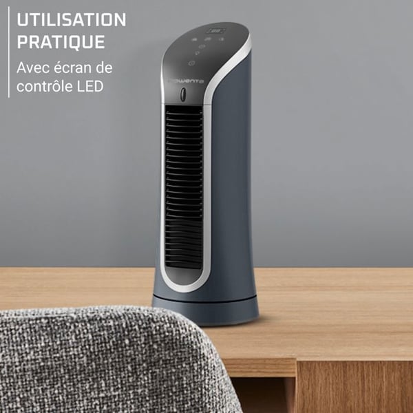Rowenta Eole Compact, Pylväsventilaatto, Tehokas viilennys VU6220F0