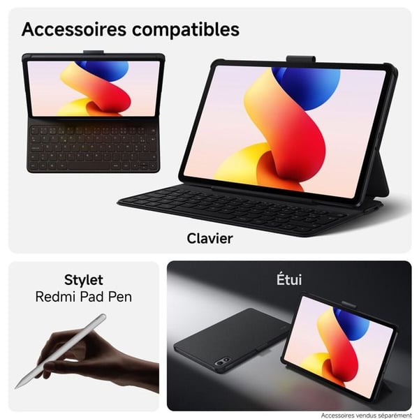 REDMI Pad 2 Pro - XIAOMI - Grå - 6 GB RAM - 128 GB Lagring - Skärm 12,1" 2,5K