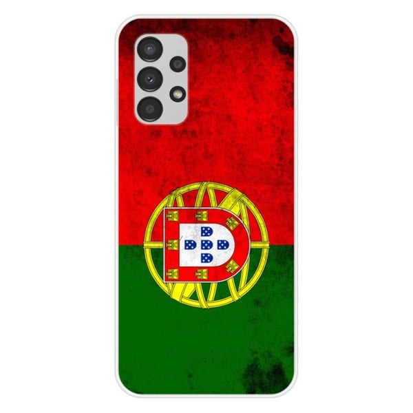 Silicone-skal - Kompatibel med Samsung Galaxy A13 4G - design med Portugal-flaggan