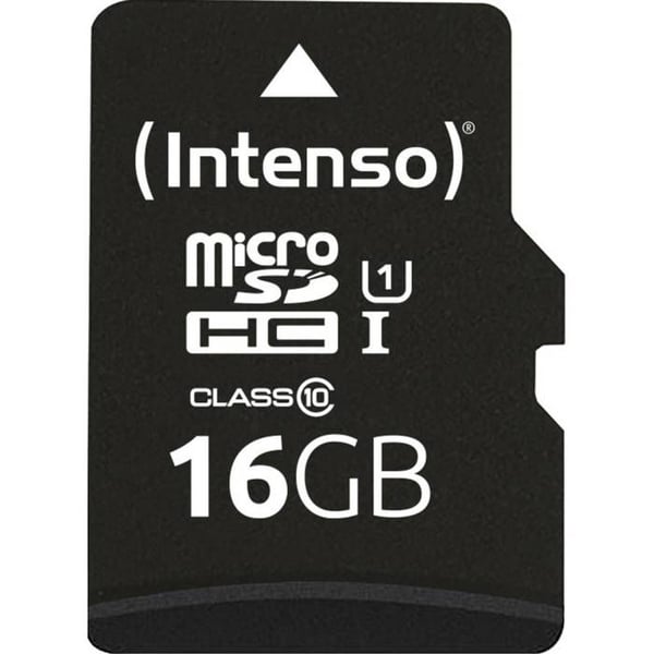 Intenso 16GB microSDHC Prestanda MikroSD 16 GB Klass 10 UHS-I vattentät