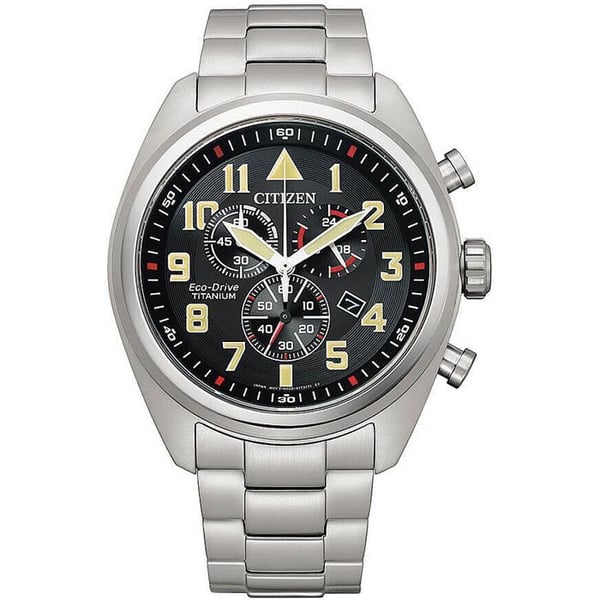 Klocka - Citizen - AT2480-81E - Svart - Stål - Quartz