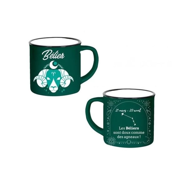 Aries Zodiac Sign Mug: Aries Astrology humoristisk mugg