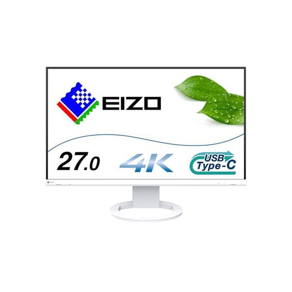 PC-skärm - Eizo - FlexScan EV2740S - 4K Ultra HD - 27 tum - Vit