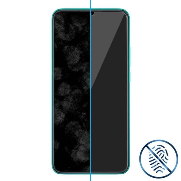 Skärmskyddsfilm - Xiaomi - Redmi 9 - 9H härdat glas - Stötsäker - Transparent vit