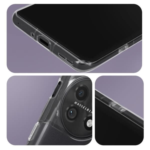 Skyddsskal - AVIZAR - OnePlus 11 - Silikongel - Ultrafin - Anti-gulfärgning