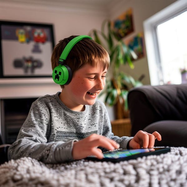 Bluetooth-hörlurar - EKIDS - Minecraft Grön