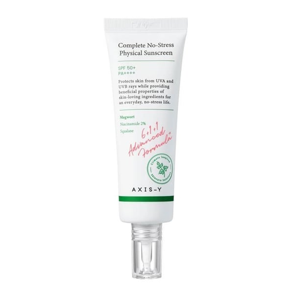 Solkräm - AXIS-Y - Complete No-Stress V.3 - 50ml - SPF 50 - Vegan - Skydd UVA/UVB