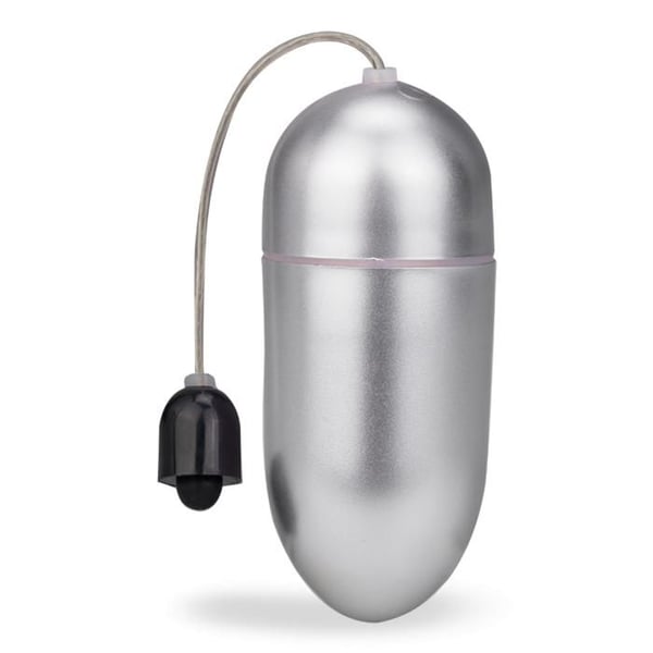 Vibrerande ägg Wiggle - L - Fjärrstyrd vibrator för par - Silver