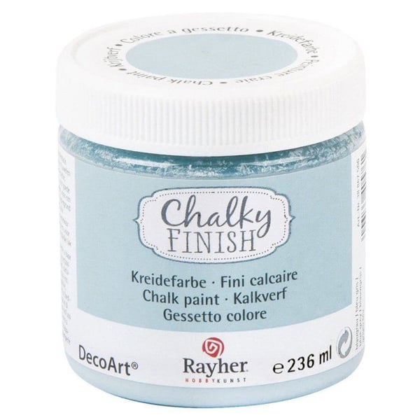 Kritmålarfärg Chalky för porösa material 236 ml Blågrå