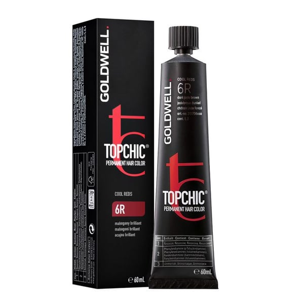 Goldwell Top Chic 6R Mahogny Brilliant Cool Reds Permanent Hårfärg 60ml.