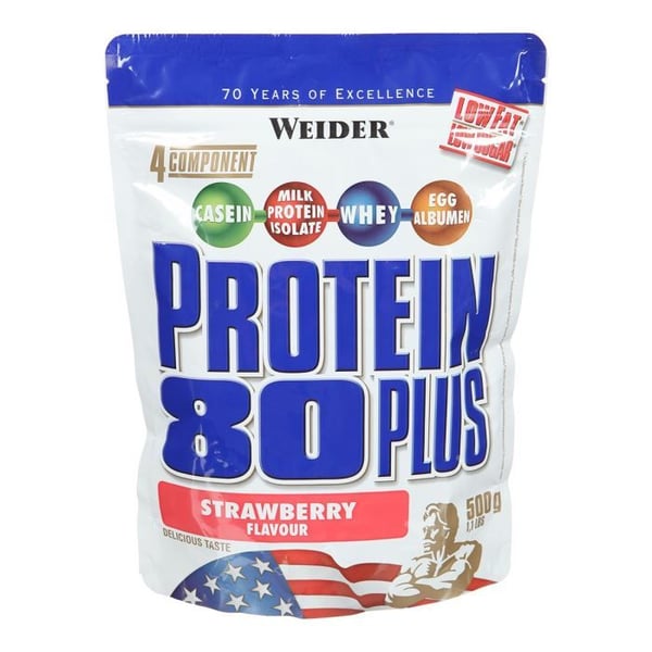 WEIDER Protein 80+ Jordgubb