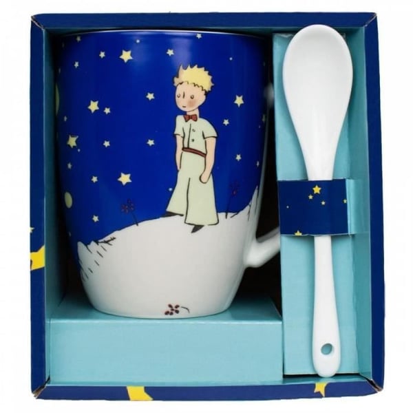 Mugg och sked Enesco Le Petit Prince (Planet)
