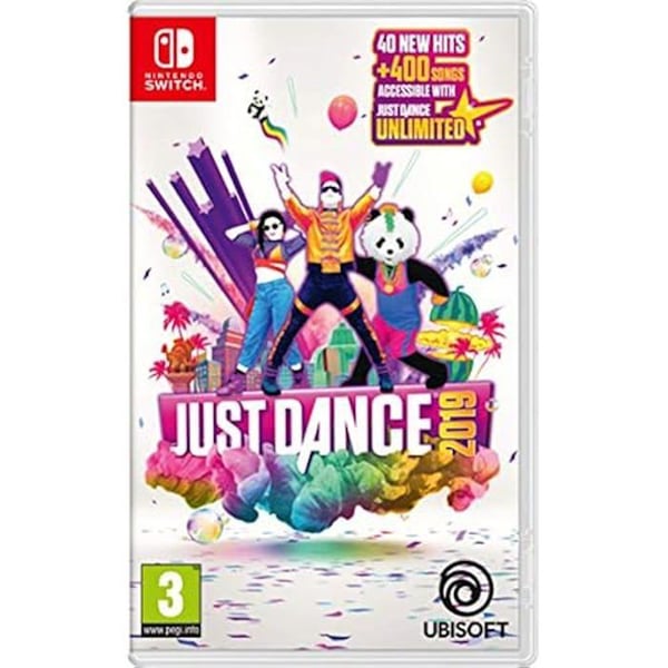 Videospel - Just Dance - 2019 - Nintendo Switch - 6 spelare - Just Dance Unlimited - Avslappnad