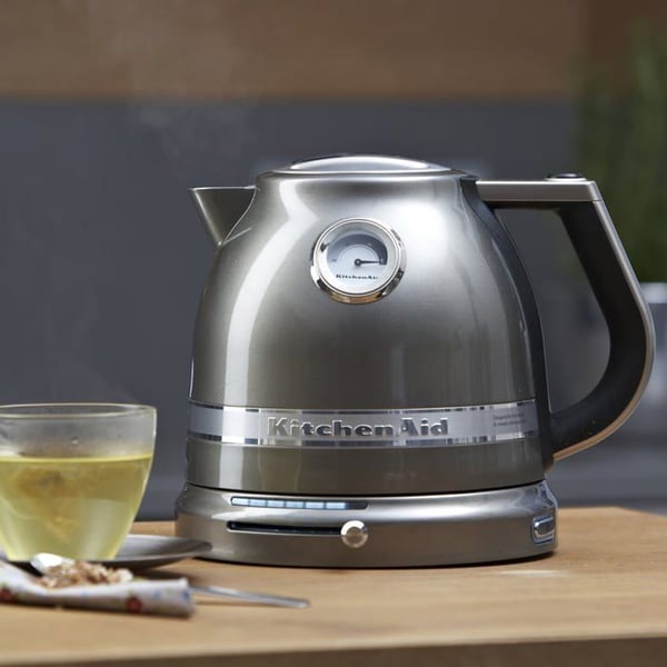 Elektrisk vattenkokare - Kitchenaid - Artisan 5KEK1522EMS - 1,5L - Tenngrå - Justerbar temperatur
