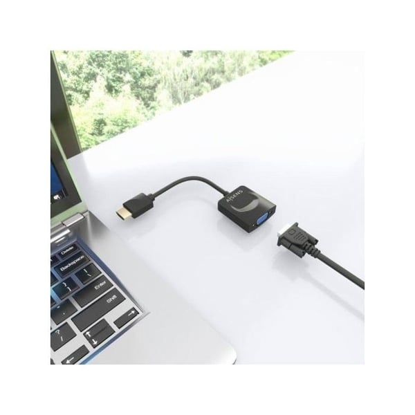 HDMI-omvandlare - AISENS - A122-0947 - HDMI Hane - SVGA Hona - 15 cm Svart