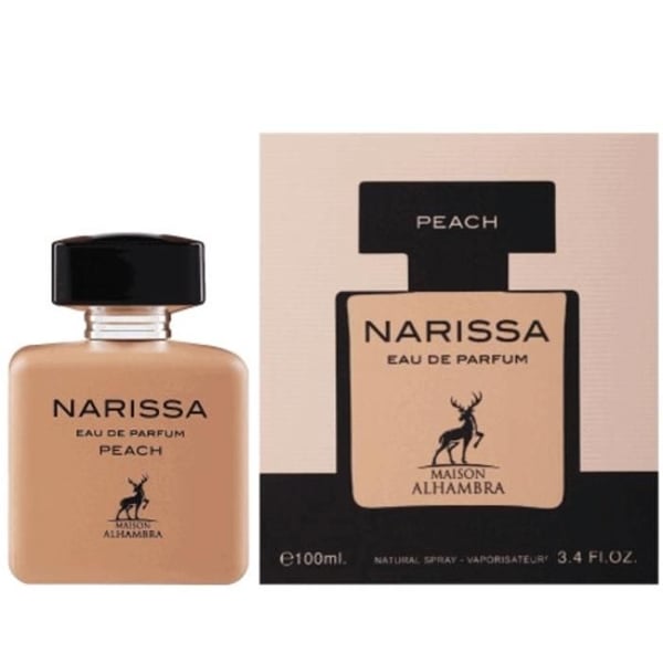 Eau de parfum - Maison Alhambra - NARISSA PEACH - 100 ml - Blommig - Noter av Ros och Musk