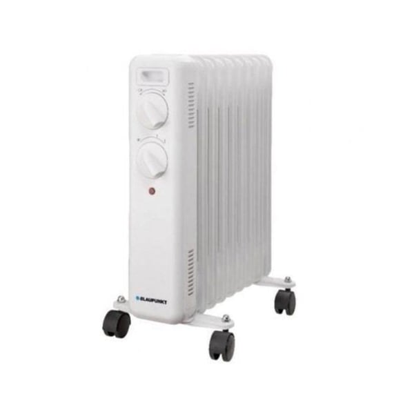 Blaupunkt BP1017 Elektrisk Radiator 2000W 9 element med svängbara hjul