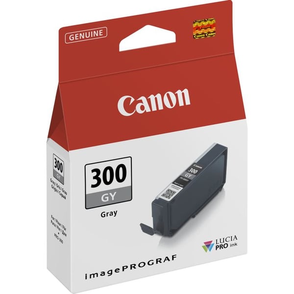 Bläckpatron - CANON - PFI-300 RPO - Grå - Pigmentbläck - Kompatibel med Canon-skrivare