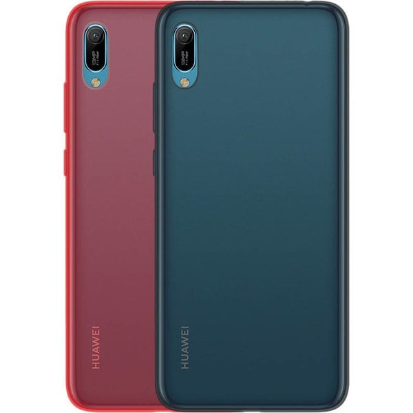 FÄRGBLOCK CBCOVSILIDUOY619BR - Pack duo TPU 3 CB Y6 2019 helsvart - helröd