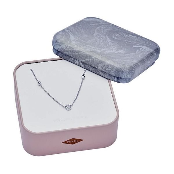 Collier - Fossil - JFS0045453040 - Sølv - Kvinde - Voksen