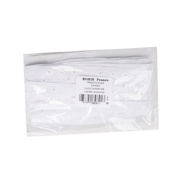 Plasttryckknapp - BOHIN FRANKRIKE - 79691 - Band 10 m - Såld styckvis