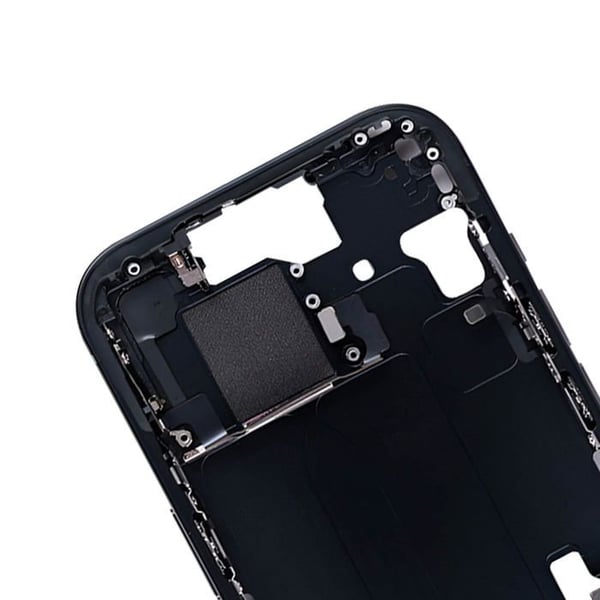 Centralskydd för iPhone 15 Svart Ersättningsram