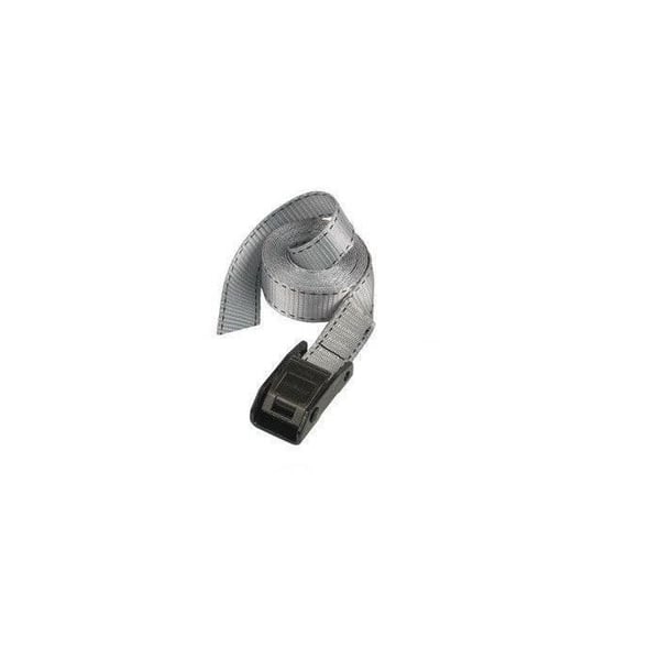 Bagageband - MASTER LOCK - 5 m x 25 mm - Korrosionsbeständig - Belastning 250 kg - Grå