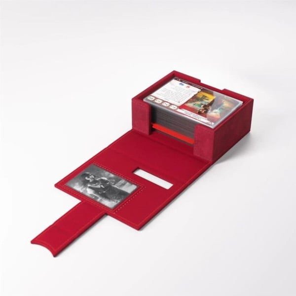 Kortspel - AC-DÉCO - Deck book Guardian - Röd - Sammet - Förvaring kort Skräck i Arkham