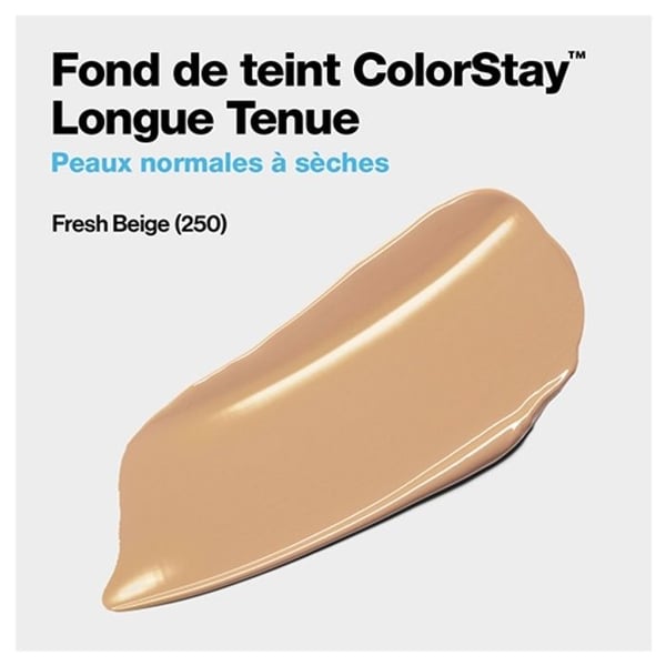 Foundation - Revlon - Colorstay - Tør hud - N°250 Fresh Beige - 24 timers hold