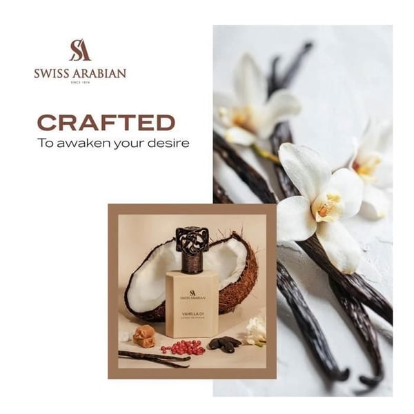 Swiss Arabian – Vanilla 01 – Extrait de Parfum 75ml