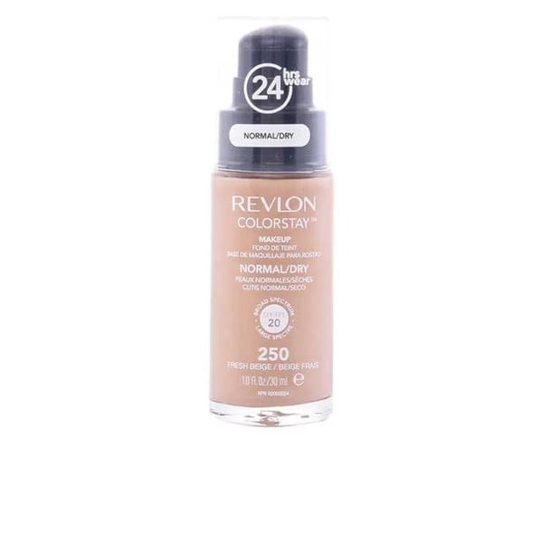 Foundation - Revlon - Colorstay - Tør hud - N°250 Fresh Beige - 24 timers hold
