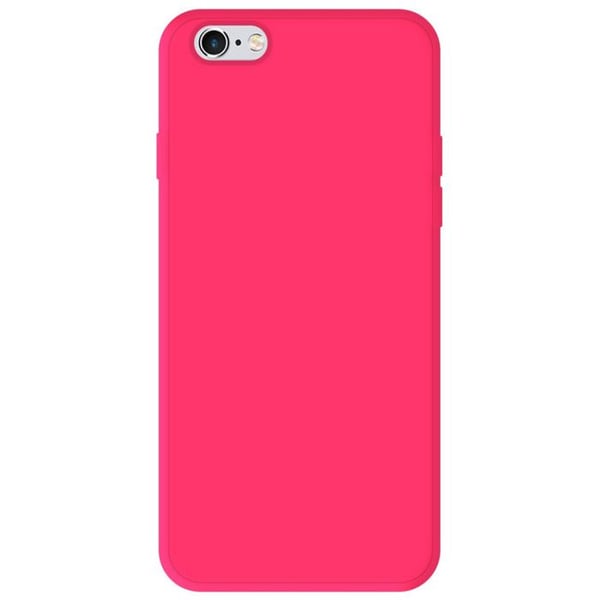 Enfärgad silikonfodral Mat Rosa kompatibel med Apple iPhone 6 iPhone 6S