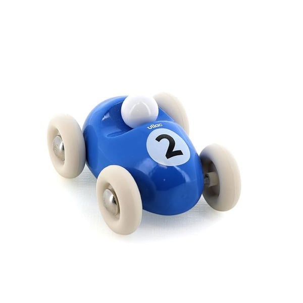 Mini roadster i trä - Vilac - Blå - 7 cm - Legetøj för barn - Tillverkad i Frankrike