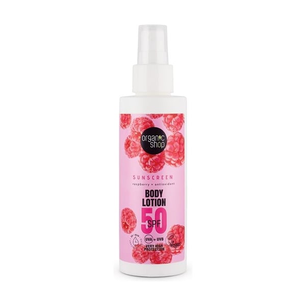 ORGANIC SHOP - Body lotion with sun protection + antioxidants spf50 150 ml