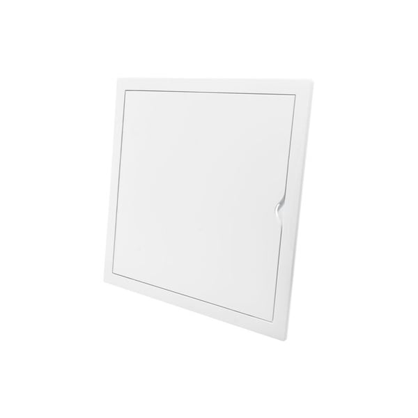 Färrande fyrkantig insatslock ABS 30x30cm, Vit