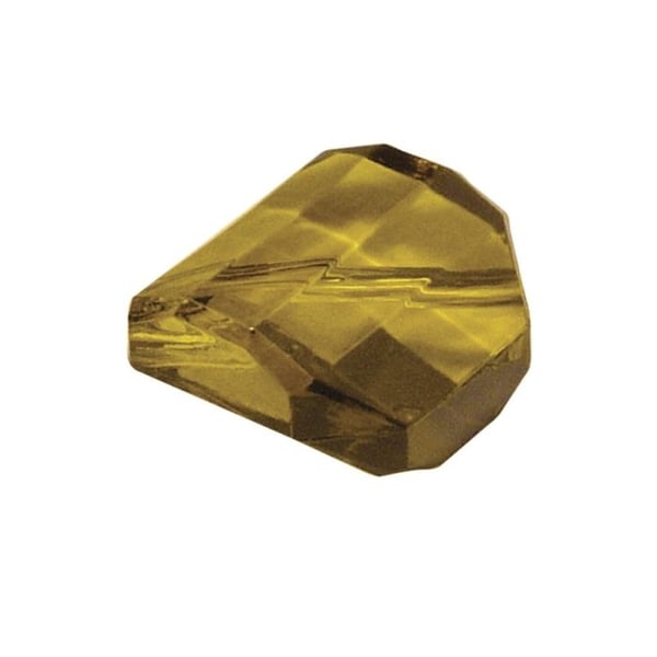 Akrylsnitt, fyrkantiga, fasetterade, 20x20 mm, i storköp, röktopas