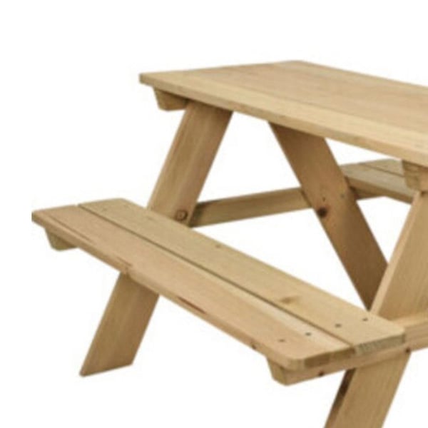 Träpicknickbord för barn 79x89x50cm