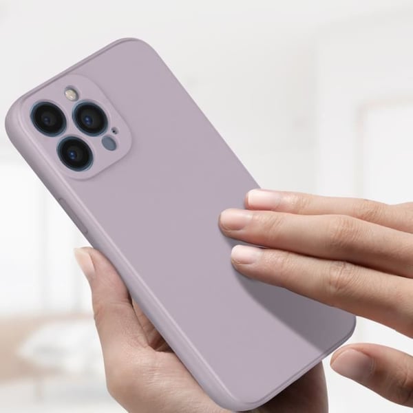 Coque iPhone 13 Pro - AVIZAR - Lila - Silikon - Semi-Rigido - Soft Touch