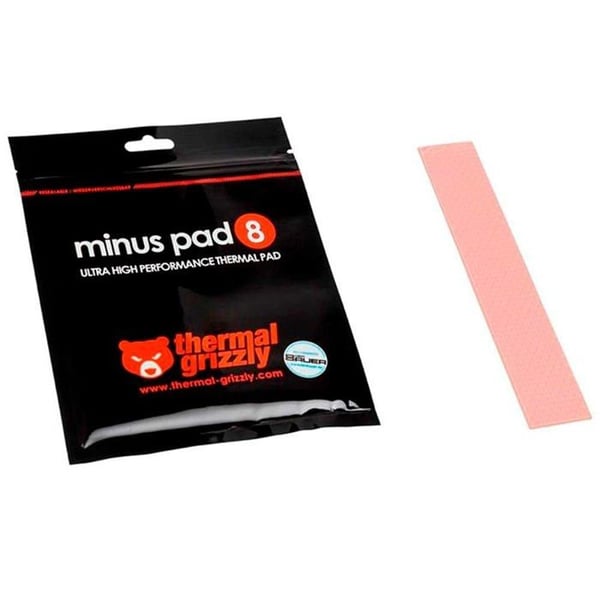 Vattenkylning - Thermal Grizzly - TG-MP8-120-20-20-1R - Minus Pad 8 - 120 x 20 x 2 mm - Grå