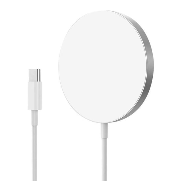 MagSafe-laddare - MAYAXESS - iPhone 17 Pro Max - 15W - Vit - Snabb och säker laddning