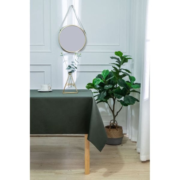 Belagd duk med anti-fläckbehandling Khaki rektangulär 145 x 240 cm