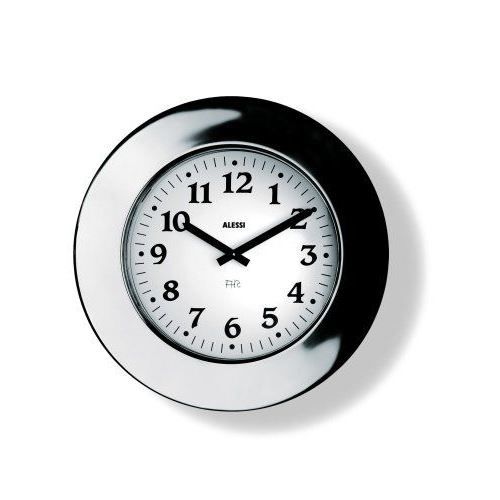 Väggklocka - Alessi - 11 Momento - Rostfritt stål - Mekanisk - Rund