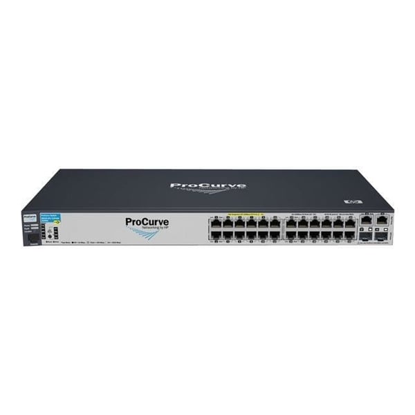 HP E2610-24-PPoE-switch - 24 portar - Hanterad - Rackmonterbar - PoE