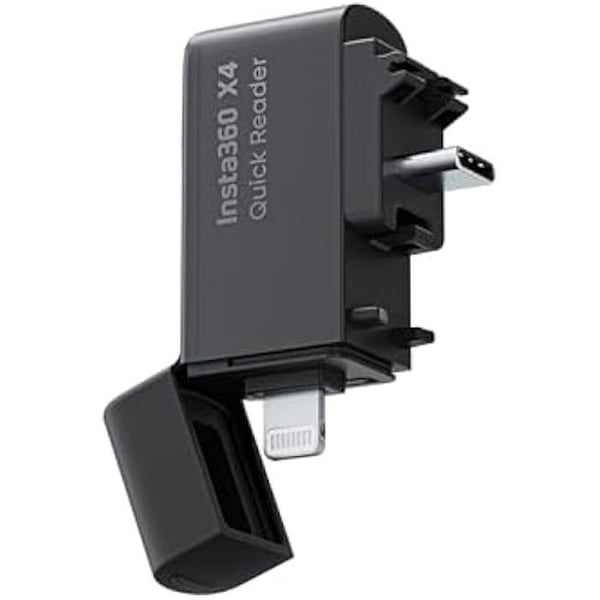 Fast Reader - Insta360 - X4 - Fristående lagringsmodul - Plug-and-Play - Direktanslutning till telefon