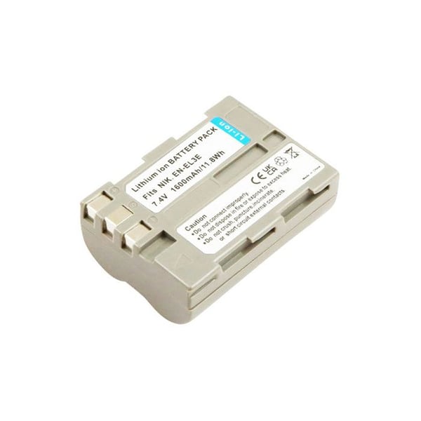 Batteri 7.4V 1600mAh Kamerakompatibel Nikon EN-EL3e