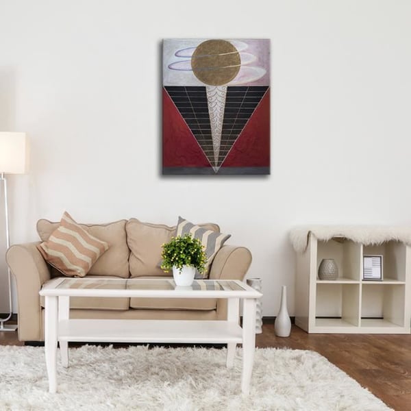 Legendarte - Målning, Tryck på duk - Grupp X, nr. 2 Altartavla - Hilma af Klint cm. 60x80