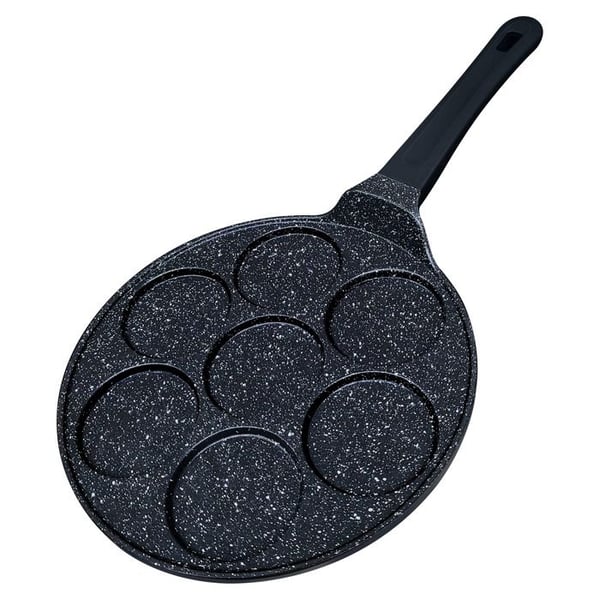 Pannkakslagg för 7 personer med svart mineralbeläggning