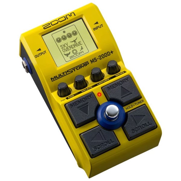Zoom MultiStomp MS-200 D + Effekter för elgitarr